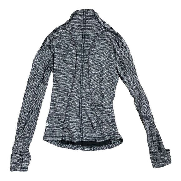 Lululemon WMNS 2 Run Briskly 1/2 Zip Coco Pique Black Rulu Sweat-Wicking W3BXSS - Picture 8 of 10